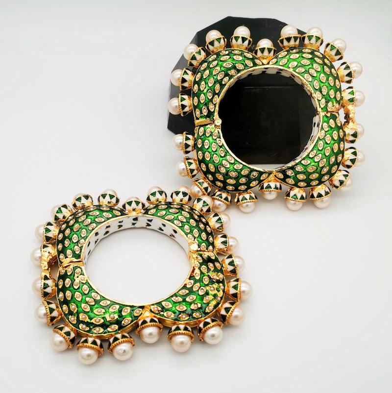 Gold Plated Rajwadi Bangle