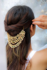 Delicate Pearl Ear chain (Pack Of 1)