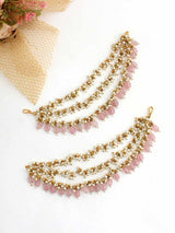 Delicate Pearl Ear chain (Set Of 2)