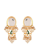 Gold plated kundan jewellery set