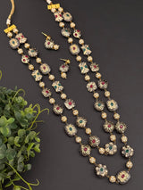 Gold Plated Metal Beads Necklace