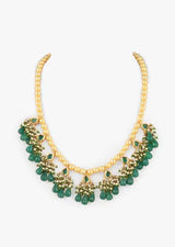 Gold Plated Ethnic Kundan Pearl Traditional Choker Necklace