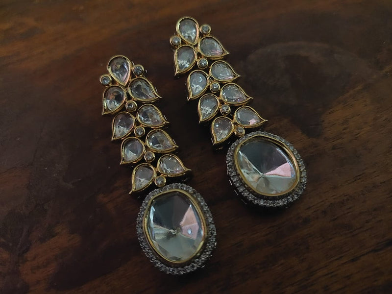 Handcrafted Indian Earrings Victorian Style Studs