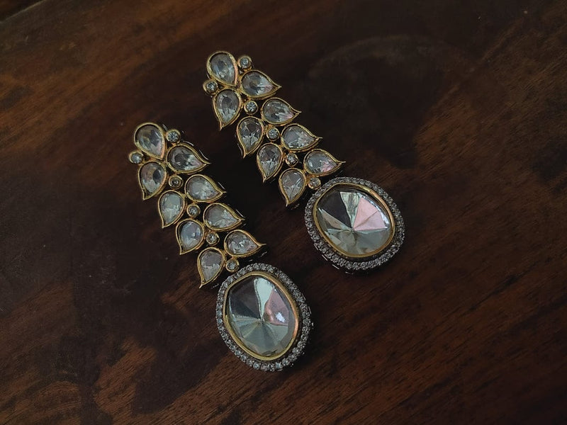 Handcrafted Indian Earrings Victorian Style Studs