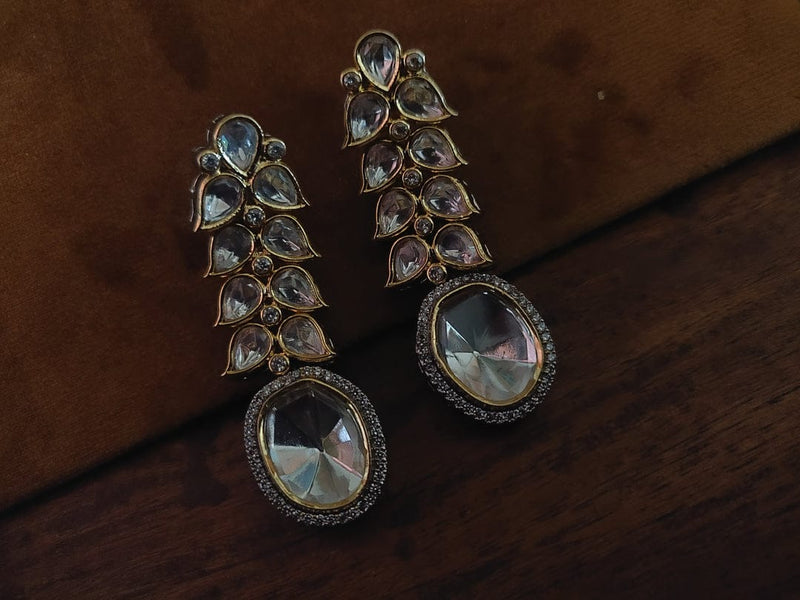 Handcrafted Indian Earrings Victorian Style Studs