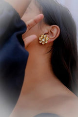 Gold Plated Kundan Earrings
