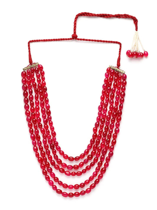 Gold-Plated Kundan-Studded Necklace
