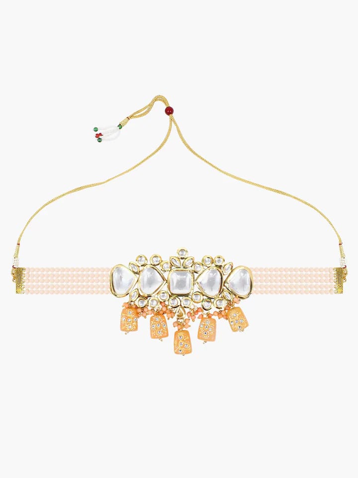 Bridal Kundan Necklace With Eariing