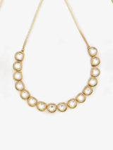 Gold Plated Kundan Necklace Set