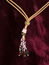 Elegant kundan choker Necklace With Earrings