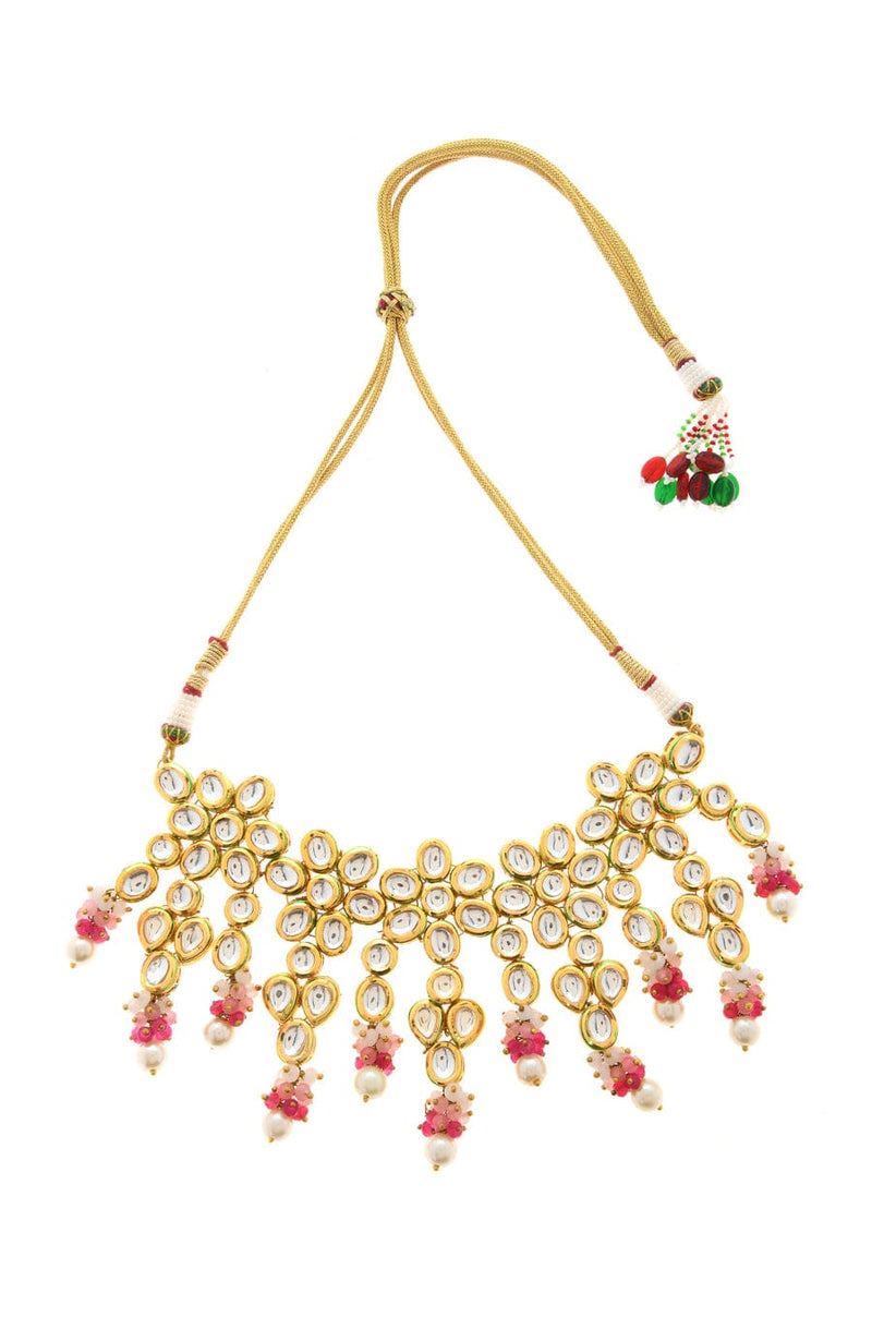 Gold Plated Kundan Choker Necklace