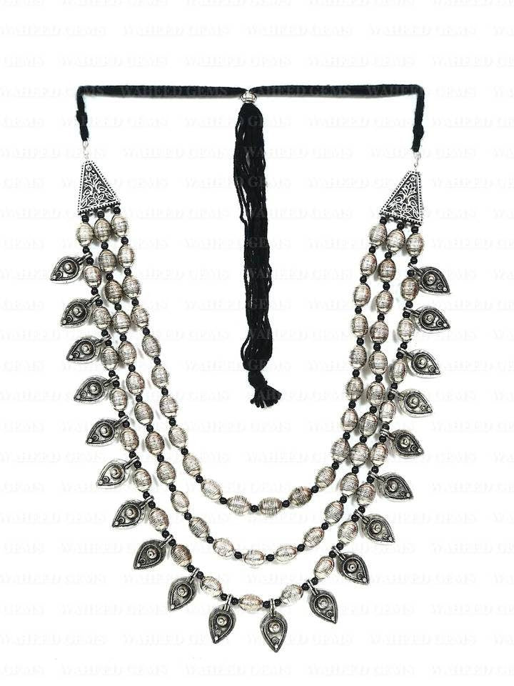 49Bollywood Oxidized Silver Plated Handmade Designer Jewellery set/ Party wear Jewelry set/ Oxidized choker necklace/ German silver
