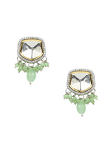 Designer Victorian Uncut Polki Faux Diamond Necklace Set Polki Diamond Jadau Set | Sabyasachi Inspired Jewelry Set