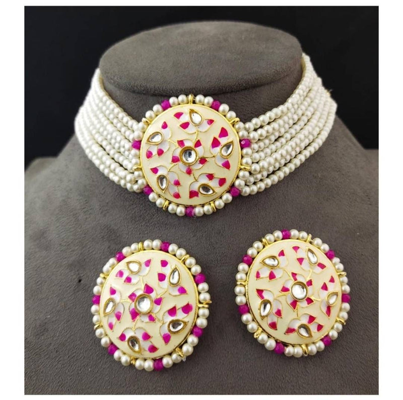 8Indian flower Choker, Indian Jewelry, Bollywood Jewelry, Pakistani Jewelry, Indian Wedding Necklace, Bridal Choker, Kundan Necklace, Choker