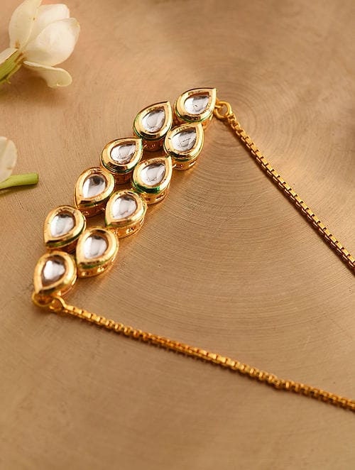 53Kundan Bracelet/ Polki Haath phool /hath panja/ Adjustable Bracelet/ finger bracelet /Indian Bridal Jewellery/ hand harness /Dulhan barclet